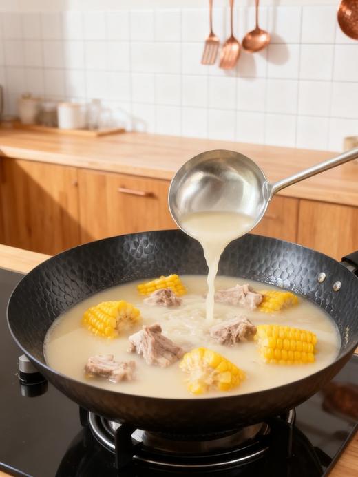 🥰【品牌直发】厨房做饭全能帮手！留这套炒勺三件套就够了👏【易铂YISPOT 不锈钢锅铲+汤勺+炒菜铲子三件套】，一套承包做饭任务✨ 官网在售💰99元，现开团价💰36.9 商品图3