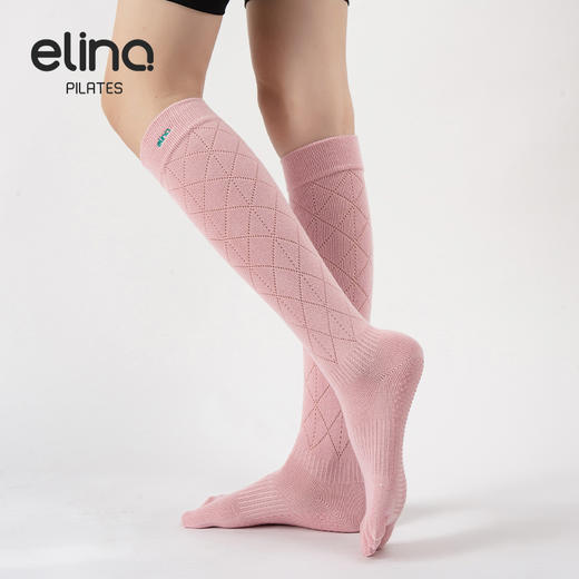 一恋普拉提2026新款长简镂空满趾瑜伽袜EYG24018 商品图8