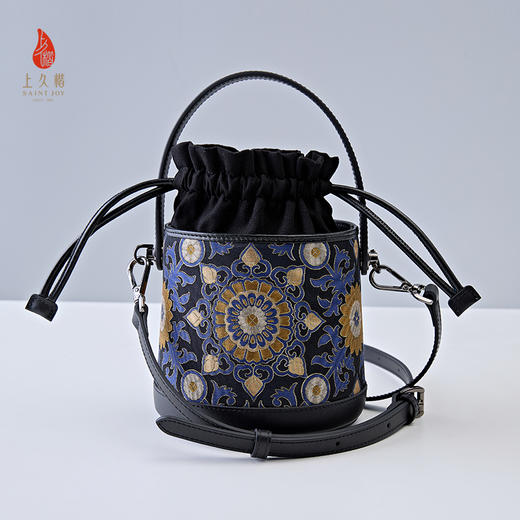 SAINTJOY/上久楷  宋锦拎包 大小团花纹花卉锦 XB3B015208003（不含礼盒包装 商品图0