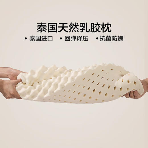 LOVO乐蜗-T-枕芯泰国乳胶经典按摩款 商品图3