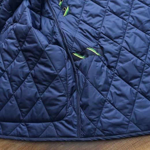 D120435秋冬男士Beaton美式复古巴恩风菱格绗棉夹克外套 商品图8