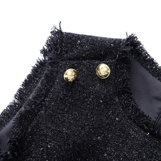 「高货wl」全新升级【铂金会员358/天猫479/差价121】(11926)洛诗琳气质小香风粗花呢连衣裙2025秋冬显瘦马甲背心裙女 商品图3