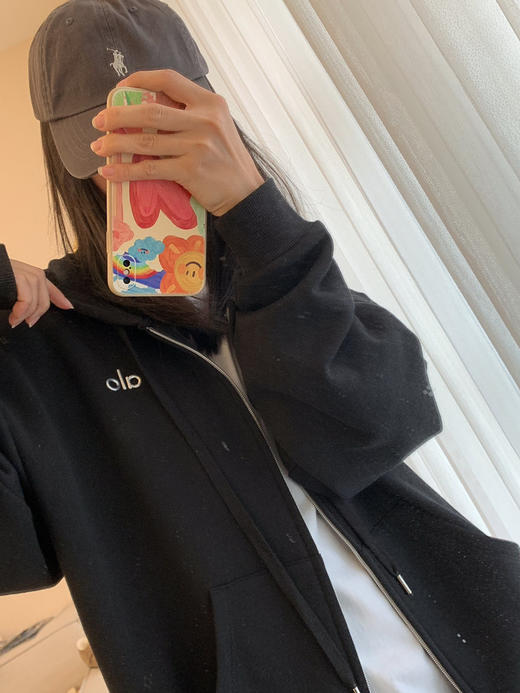 124-2 alo连帽加绒拉链卫衣开衫 售完无补 商品图14