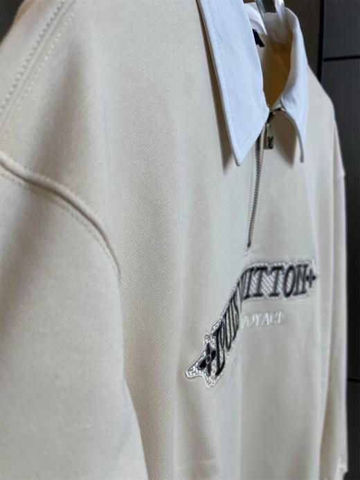 D120417新款半拉链字母LOGO情侣休闲立领卫衣 商品图13