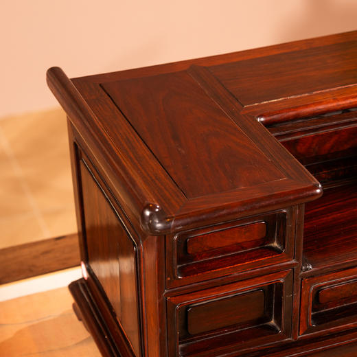 清 红木六屉文房箱 商品图2