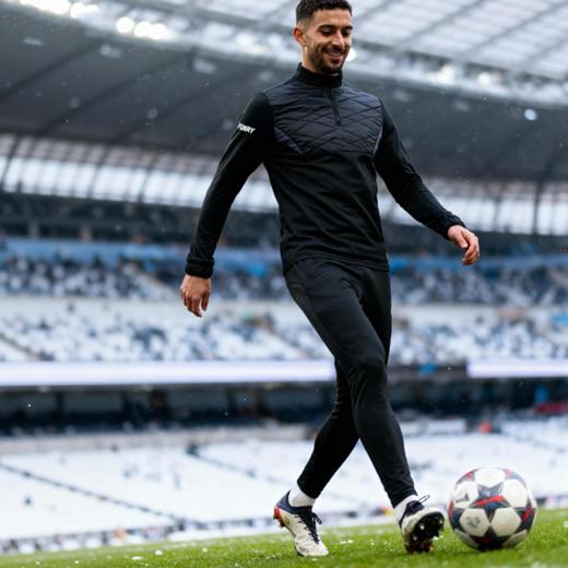 小李子蜂锐FUNRY鸟巢系列运动收腿裤防寒加绒加厚足球训练长裤男 商品图2