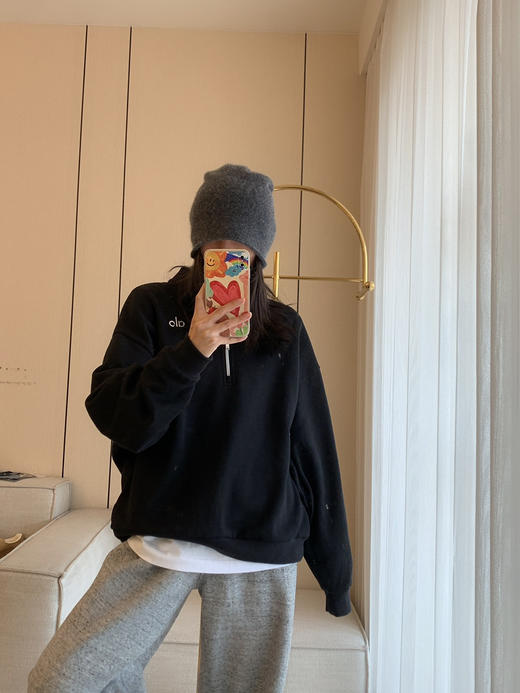 124-1 alo半拉链加绒卫衣 售完无补 仅此一批 商品图12