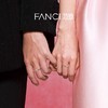 Fanci范琦恋爱频率爱心贴贴银情侣对戒指女生日礼物送女男生圣诞 商品缩略图3
