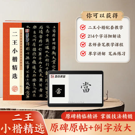 【书+课】二王小楷精选王羲之王献之乐毅论黄庭经十三行小楷书历代小楷精选高清放大对照本毛笔书法魏晋小楷临摹范本王羲之小楷书字帖 商品图4