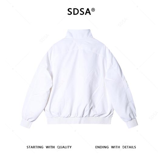 1589SDSA男士秋冬新款痞帅男装设计感工装立领羽绒服纯色百搭时尚外套 商品图5