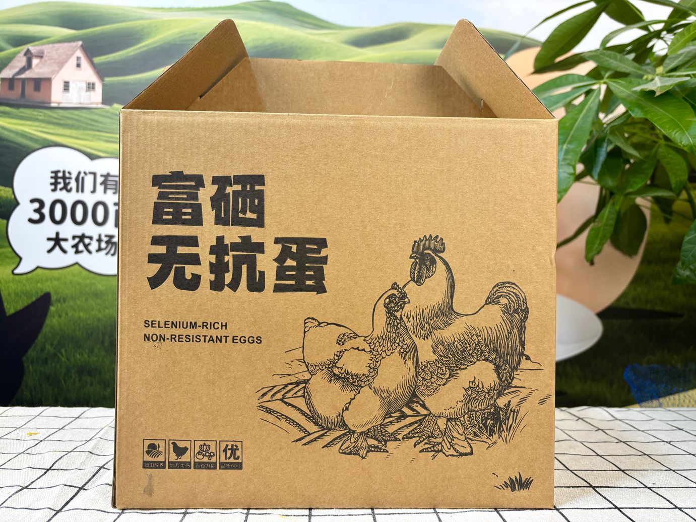 富硒无抗鲜鸡蛋10斤装