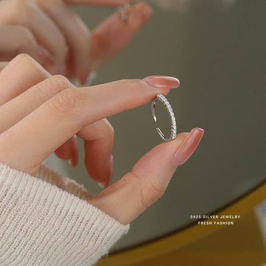 【现货】【予诗】S925银微镶锆石戒指【YXS-K1596】 商品图0