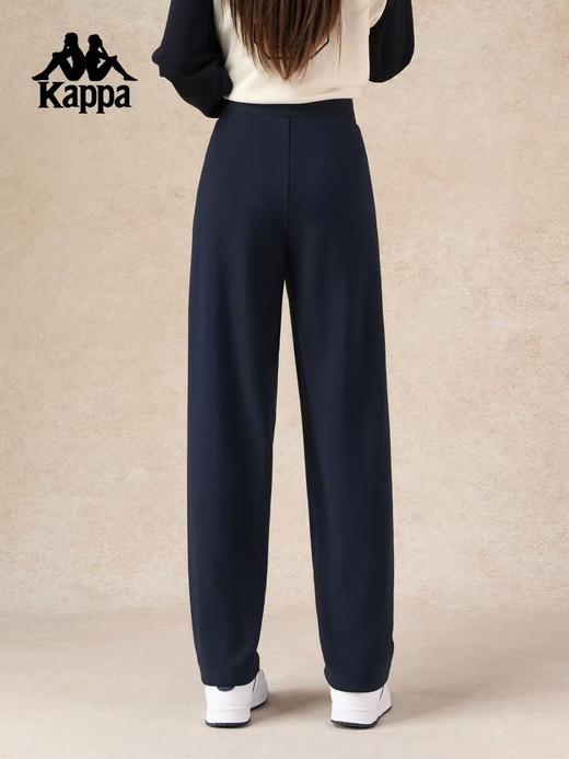 【云粉节】【8折】6楼Kappa运动裤2025冬季女新款加绒直筒裤休闲长裤K0F82AK46 商品图1