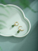 子佩集【福禄双收】银S925耳环【EJ00727】镀金葫芦和田碧玉圆圈扣环古法银2511 商品缩略图4