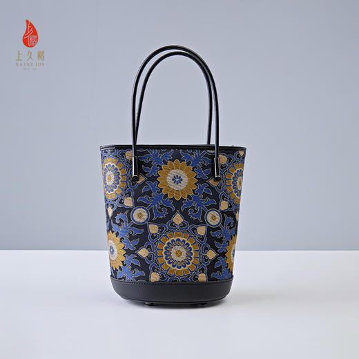 SAINTJOY/上久楷  宋锦拎包 大小团花纹花卉锦 XB3B015208001 （不含礼盒包装 商品图4