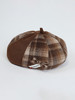 可爱配件精致有质感格纹拼接贝雷帽-纪念日百货门店同款166443303 商品缩略图1