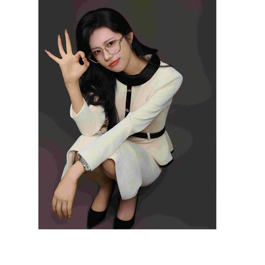 法小曼*子珍专款/白色西装套装气质高级小香风套装C2171 商品图6