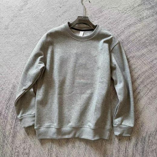 D120407胸前小标运动加绒圆领卫衣冬季打底衫上衣男款 商品图10