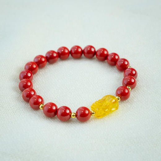 ²【安然水晶】帝王朱砂手串系列LS-45（48小时鉴赏期）HM02-CRMM-ARSJ 商品图8