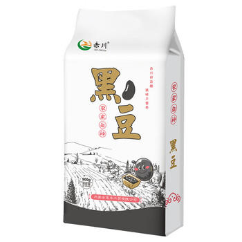 赤川肾型黑豆1.8斤 （ 黑皮无染色可打豆浆原料 五谷杂粮粗粮高蛋白） /粮油调味 /杂粮 /杂豆类 商品图1