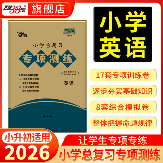 【天利38套】2026适用小学总复习专项训练语文数学英语牛皮卷专项突破练习试卷巩固基础知识模拟试题小升初真题2026全套六年级升初中书 商品图3