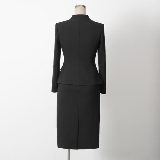 IWY/黑色高级感西装套裙女职业装通勤ol风修身显瘦商务西服正装25CS876 商品图4