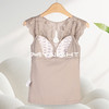 美奈川 蕾丝带杯保暖 美背背心DD5652 商品缩略图4