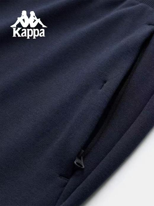 【云粉节】【8折】6楼卡帕Kappa男裤2025冬季新款运动休闲纯棉针织加绒长裤K0F72AK43 商品图3