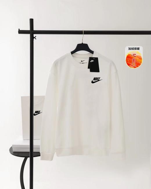 D120420新款线条爱心画抓绒保暖圆领卫衣男女同款 商品图2