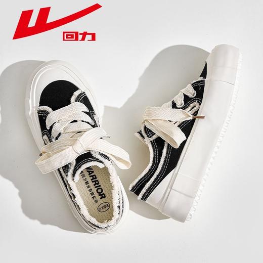 回力帆布鞋女秋季女鞋透气舒适轻便休闲鞋子潮流百搭低帮运动板鞋 商品图3