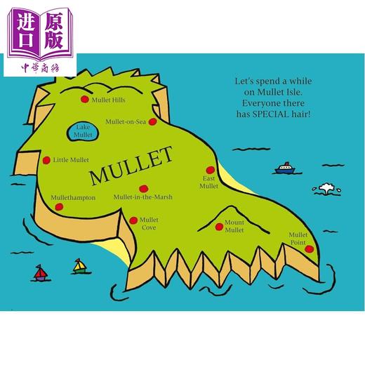 【中商原版】尼克萨尔特 鲻鱼 Nick Sharratt Mullets 英文原版 儿童绘本故事书 畅销书作家创作的爆笑绘本 进口童书 3-6岁 商品图1