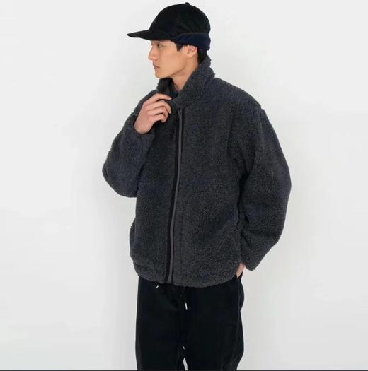 D120426男女排扣立领夹克外套紫标双面穿抓绒夹克 商品图9