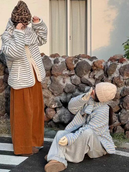 【GZ】无忧购韩系休闲棉服两面穿带围脖羊羔绒外套女宽松圆领外套6637#（截单后3-5天发货） 商品图8