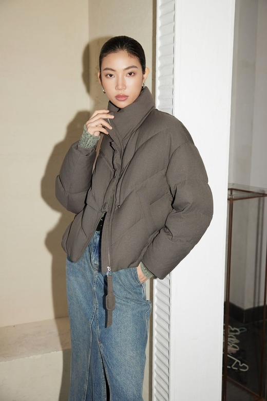 Kai & Kiera 小众设计短款休闲羽绒服外套 21609 商品图1