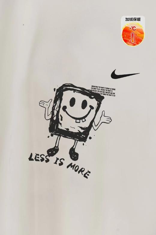 D120419新款Less is more 表情包抓绒保暖圆领卫衣男女同款 商品图7