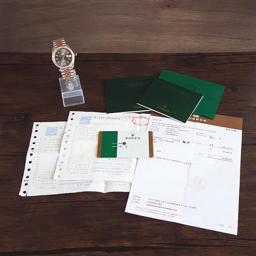 【95新】ROLEX 劳力士126281-0001天文台认证自动机械机芯36MM（男款）日志型系列蚝式钢/18K玫瑰金；镶嵌钻石表圈 281125NJS23 商品图1