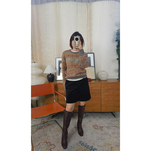 骑士风度 法式经典 灯芯绒短裤 100% 棉 黄金腿长显瘦 商品图0