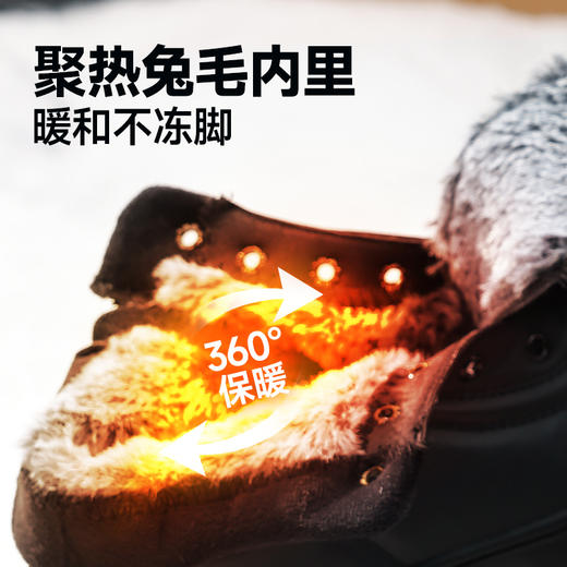 休闲系列冬季防静电女款不防砸不防刺橡胶底耐磨防滑加绒 商品图6