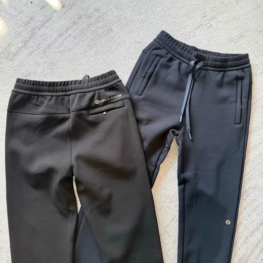 D120406加绒加厚休闲运动卫裤2025年秋季新款男女同款休闲直筒裤 商品图3