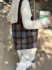 nothe Case布然/BLSW195-001/「柏林书屋」复古羊毛格纹大容量托特包 商品缩略图2