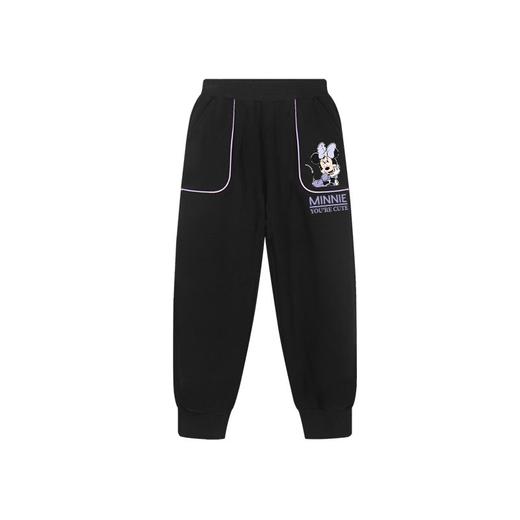 迪士尼女童保暖裤儿童裤子加绒加厚冬季女大童运动裤冬装女孩长裤 商品图6