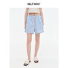 SELFWHO高支棉混纺轻户外短裤女2026春新款松紧腰宽松休闲裤 商品缩略图0