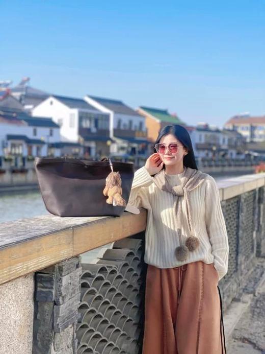 【板娘同款推荐 羊绒衫】新增新年红大码 新年红红火火！全球奢牌同等山羊绒原料阿尔巴斯山羊绒 让姐妹们用实实在在源头价穿高定的感觉！ 商品图9