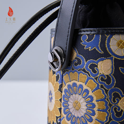 SAINTJOY/上久楷  宋锦拎包 大小团花纹花卉锦 XB3B015208003（不含礼盒包装 商品图4
