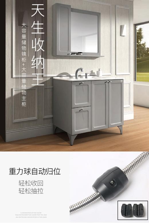 TOTO LDMA090B5GSRKL灰色梳洗柜 商品图3