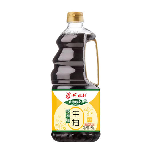 【9.9元/桶】巧媳妇绿酿零添加生抽1.5kg（0200532） 商品图0