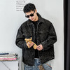 徐太浪【时尚豹纹 做旧磨毛】翻领羽绒服男冬季轻熟风防寒服外套 商品缩略图0