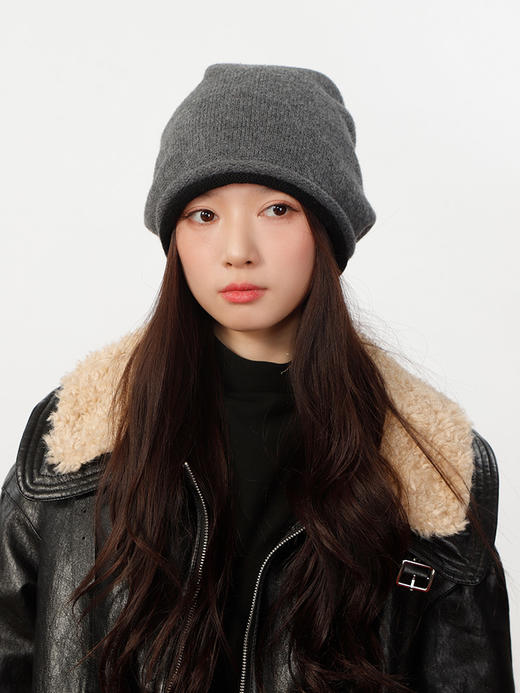 翻边针织冷帽-堆堆帽-纪念日百货门店同款166443223 商品图3