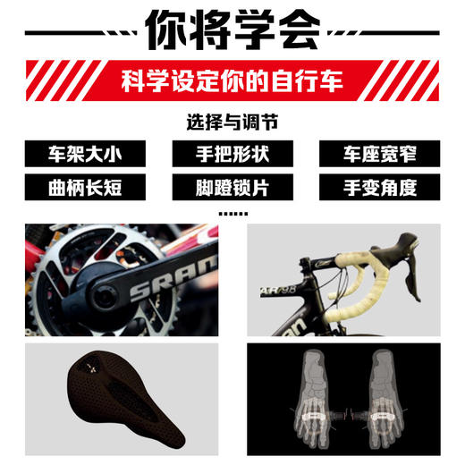 BIKE FIT 骑行姿势设定指南 第3版  自行车设定调节 确调整自行车 骑行训练 商品图1