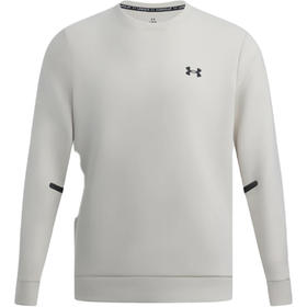 UA/安德玛正品运动男子宽松透气运动圆领卫衣套头衫1381688-110